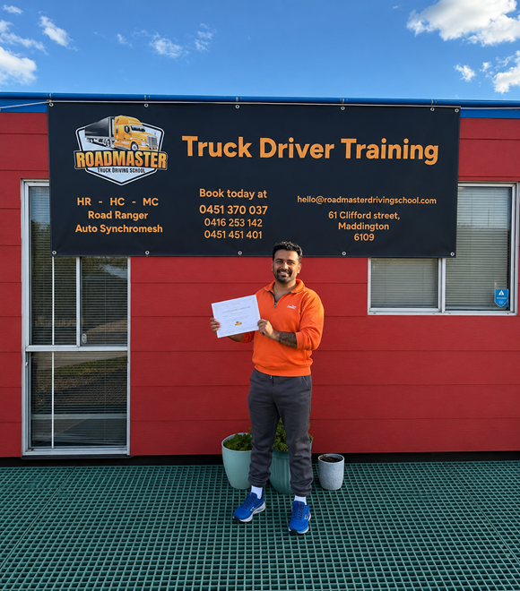 Roadmaster Truck Driving School Perth heavy vehicle training