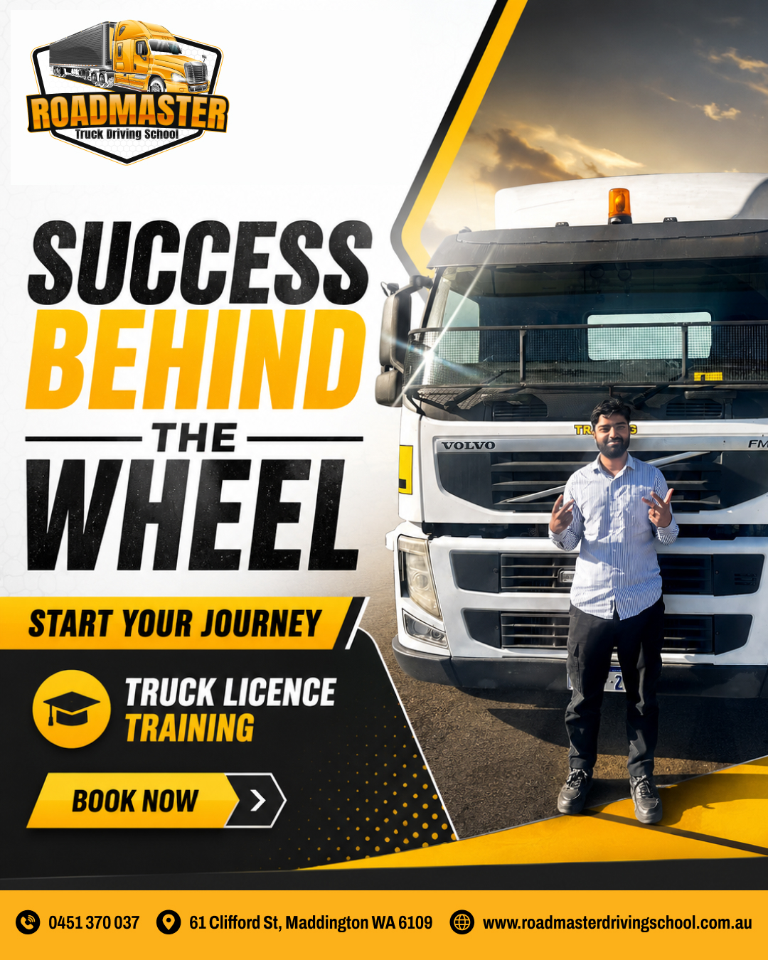 Truck driving student feedback post 6